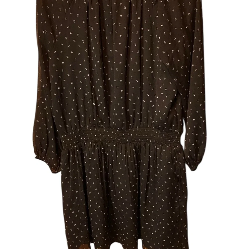 Abercrombie & Fitch Black Long Sleeve Mini Dress Size XL - Picture 7 of 8